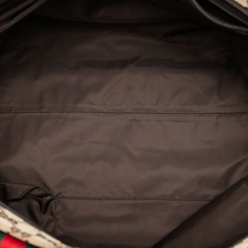 GG Canvas Web Tote - Image 4