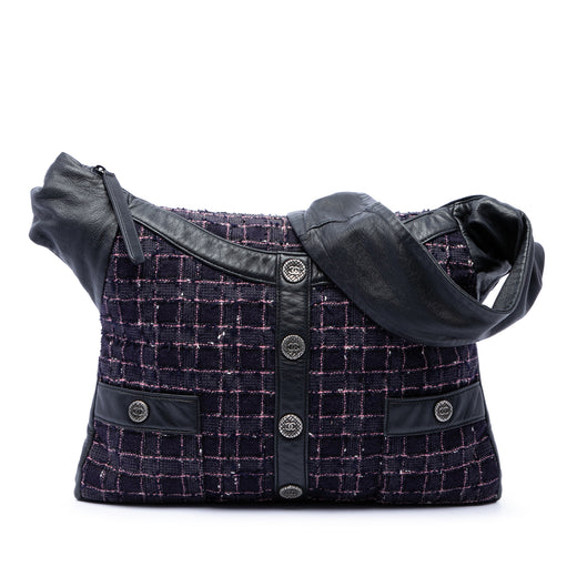 Medium Tweed and Lambskin Girl Bag - Image 1