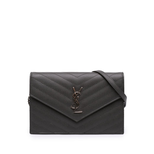 Grain De Poudre Chevron Cassandre Envelope Chain Wallet - Image 1