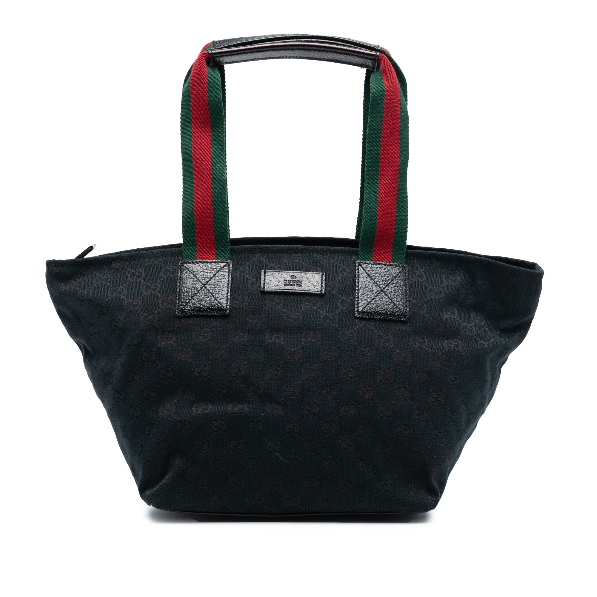 GG Canvas Web Tote - Image 1