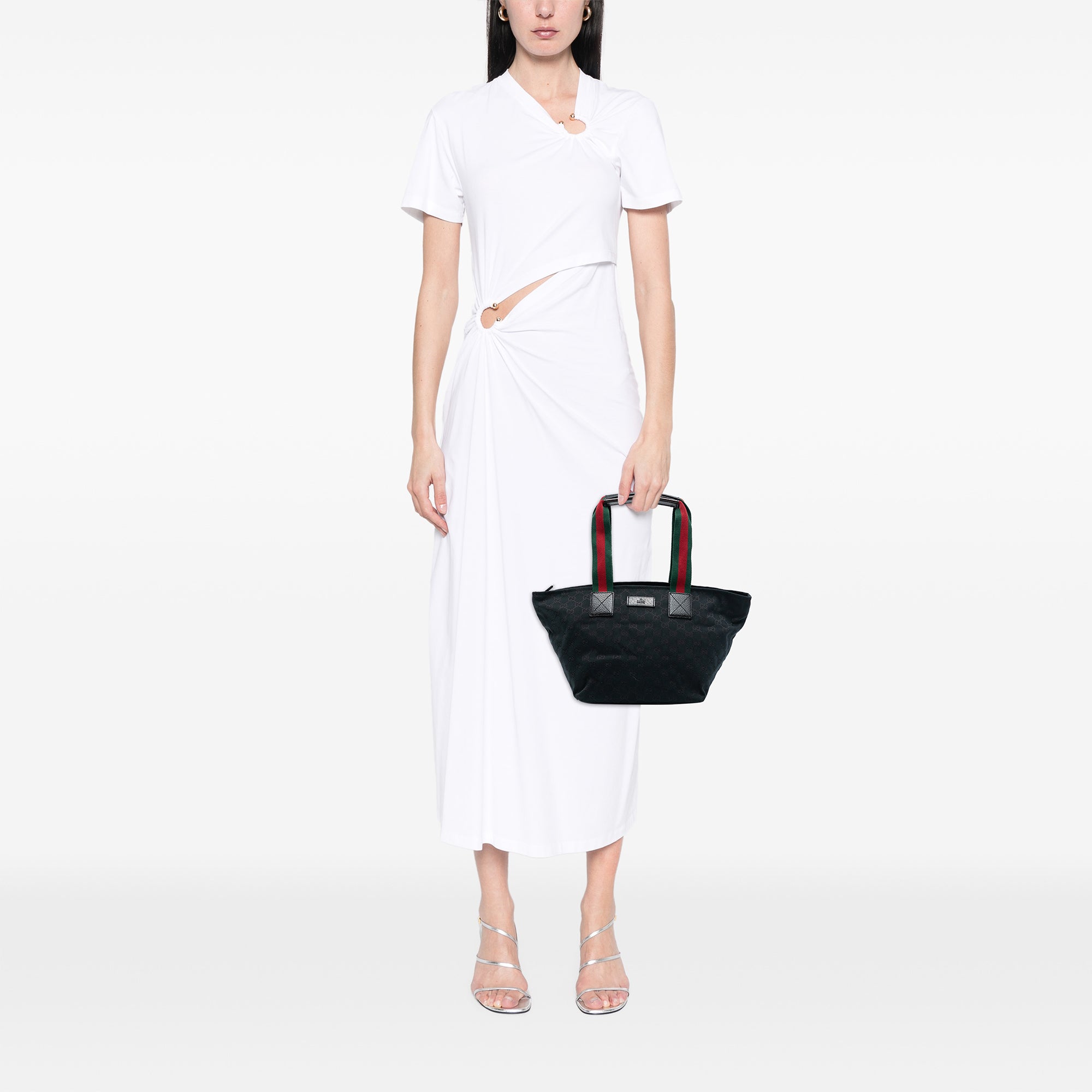 GG Canvas Web Tote - Image 7