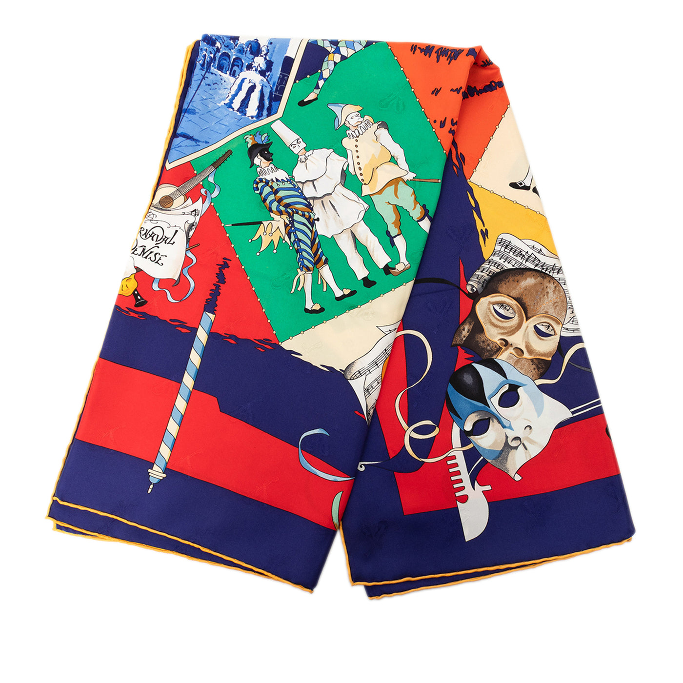 Le Carnaval de Venise Silk Scarf 90 - Image 1