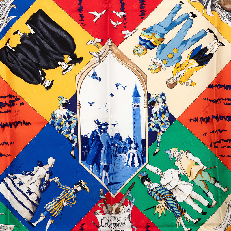 Le Carnaval de Venise Silk Scarf 90 - Image 2