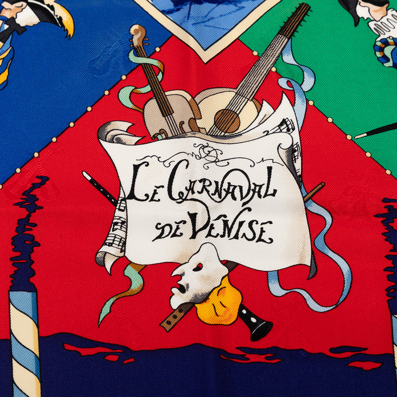 Le Carnaval de Venise Silk Scarf 90 - Image 4
