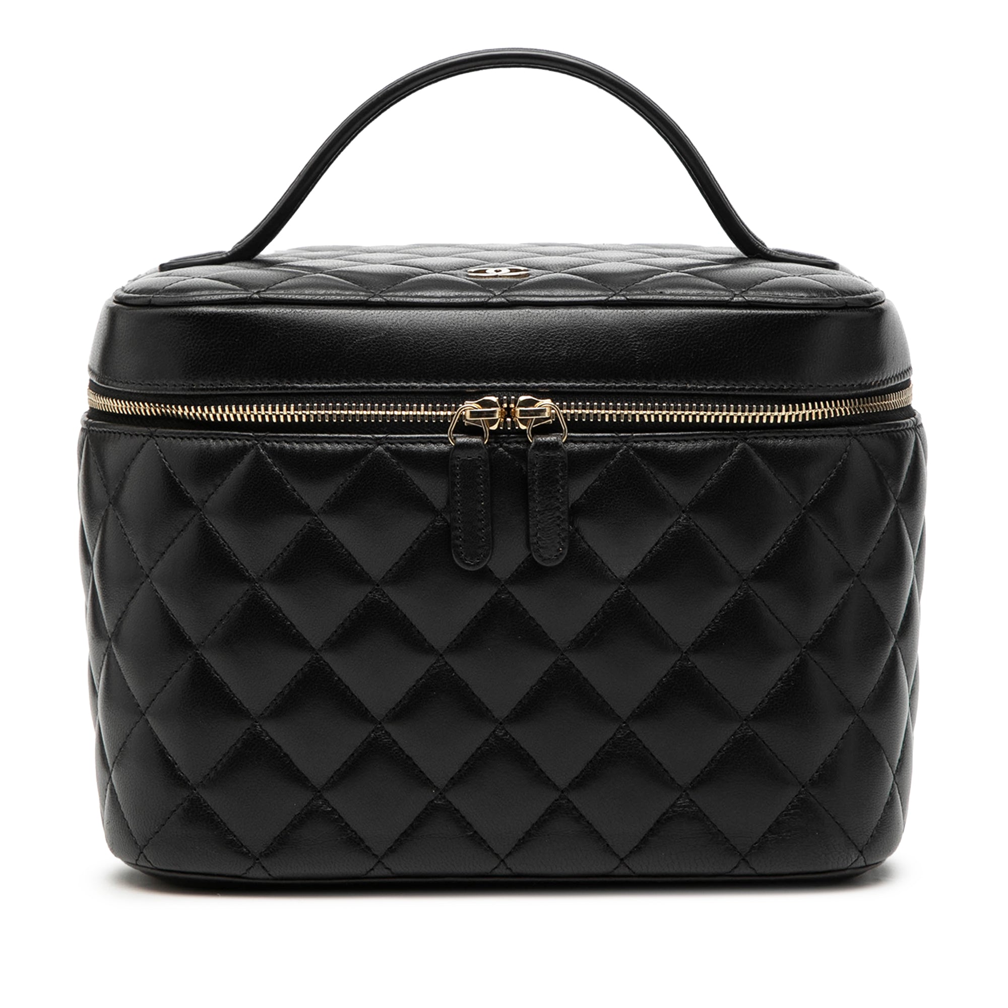 CC Quilted Lambskin Vanity Bag - Image 1
