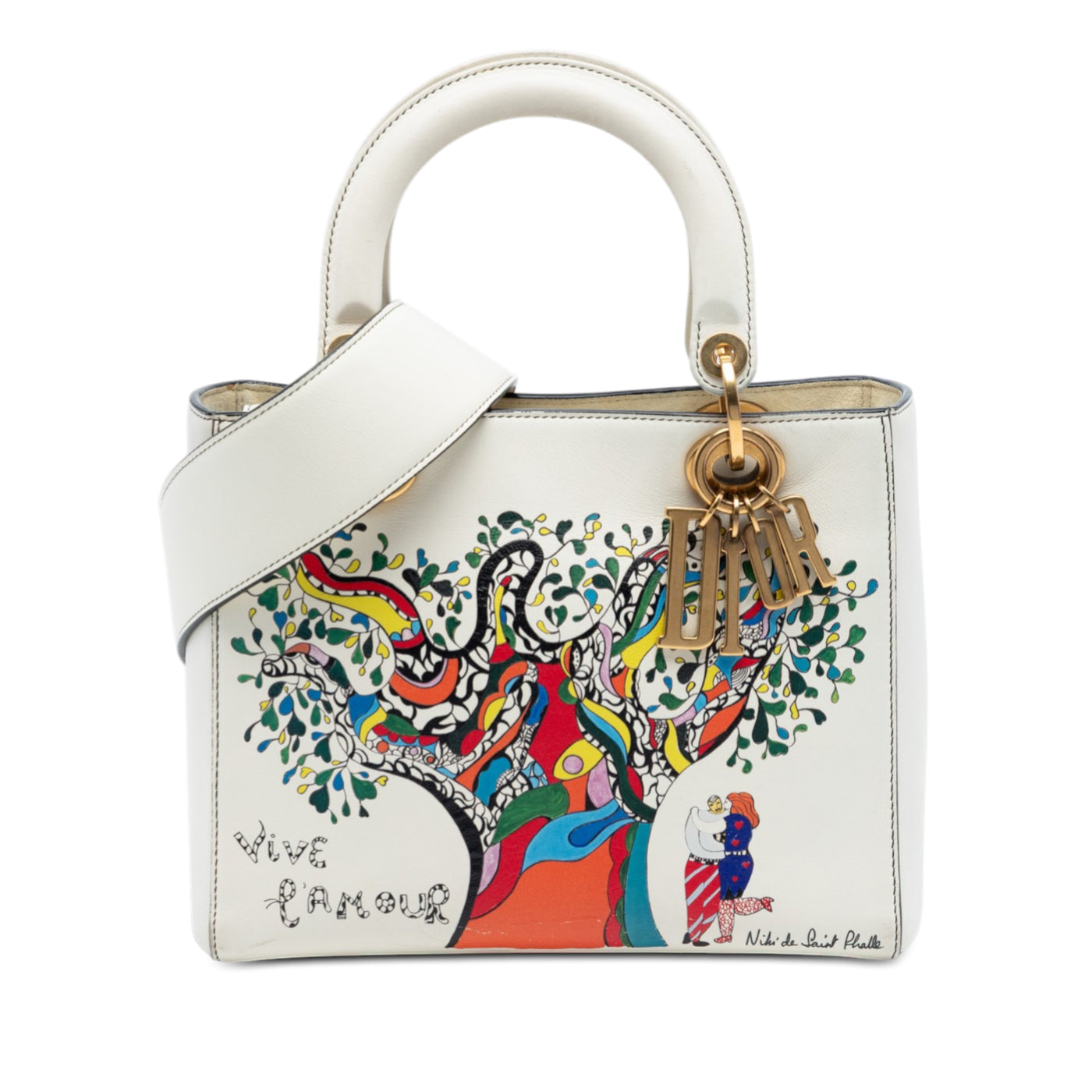 Niki de Saint Phalle Medium Calfskin Vive L amour Lady Dior - Image 1
