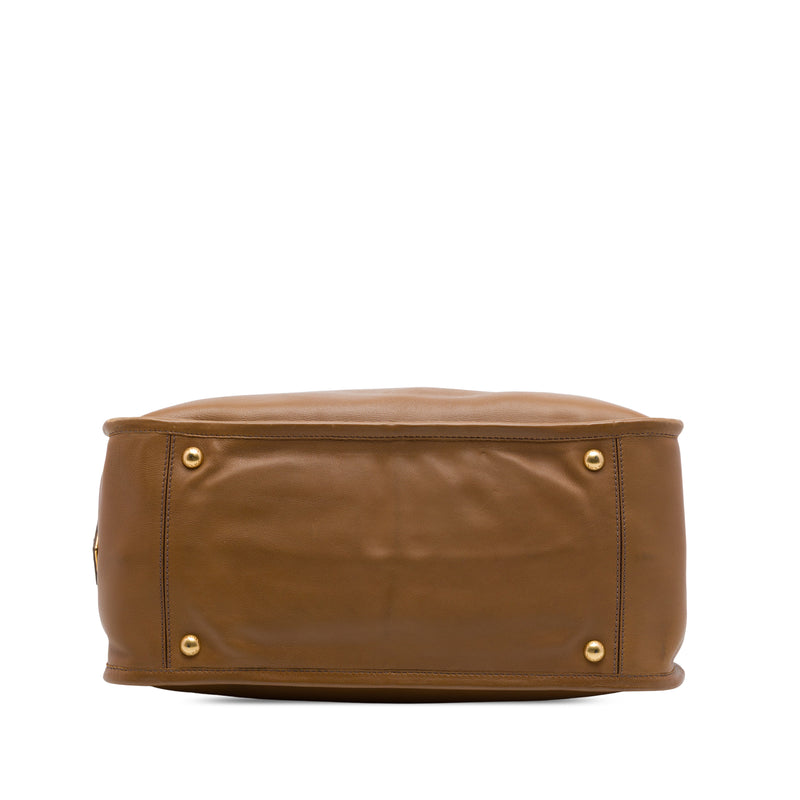City Calf Frame Top Handle Tote - Image 3