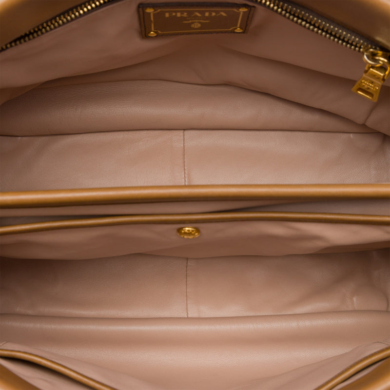 City Calf Frame Top Handle Tote - Image 4