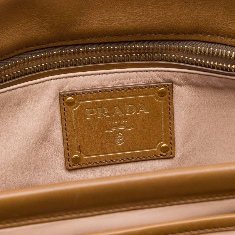 City Calf Frame Top Handle Tote - Image 5