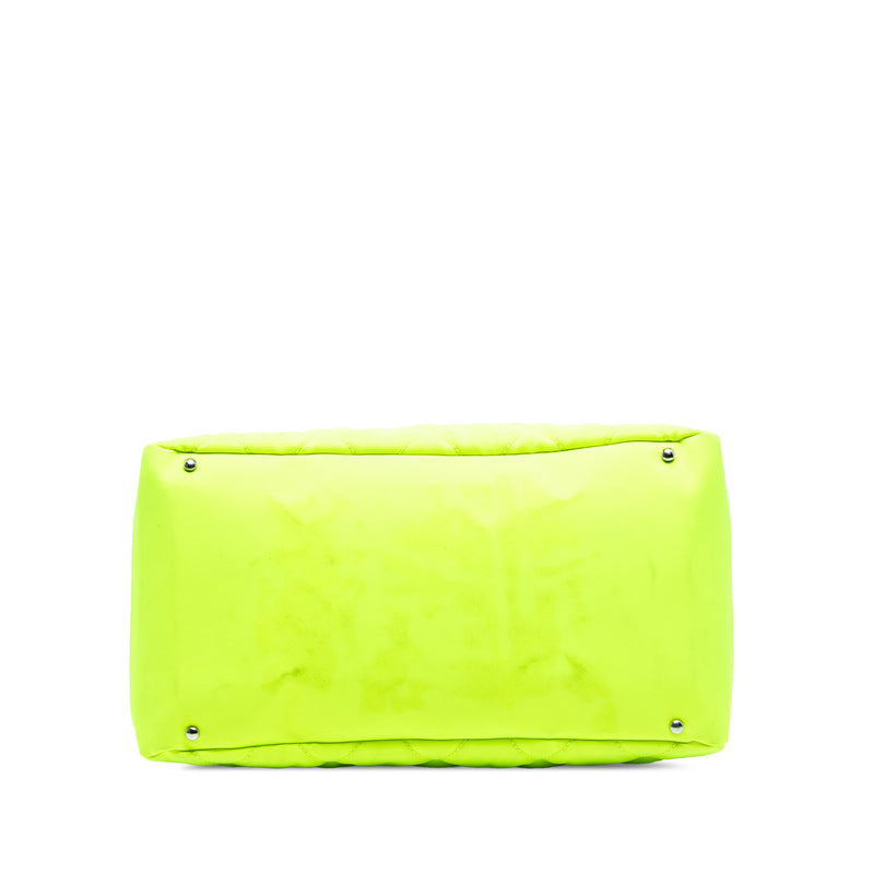Paris Biarritz Quilted Canvas Fluo Duffle Bag - Image 3