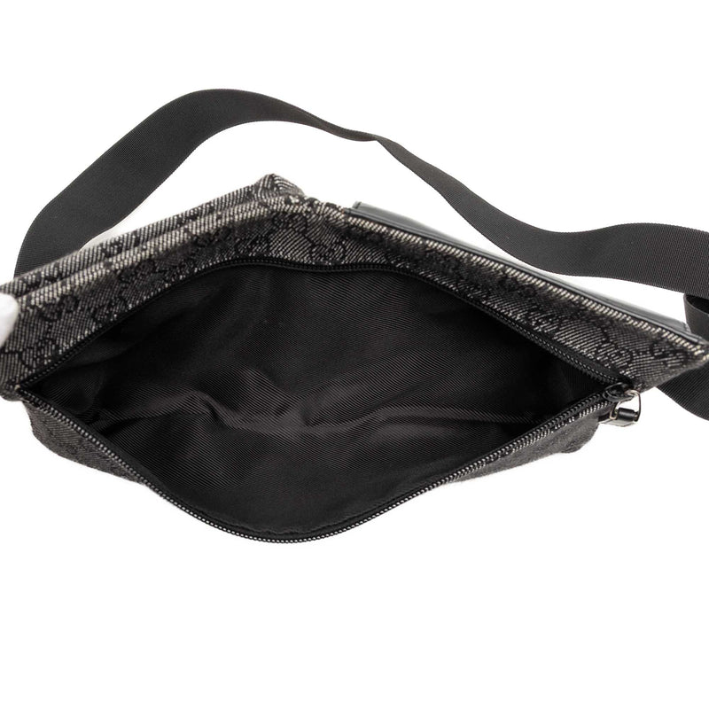 GG Denim Double Pocket Belt Bag - Image 4