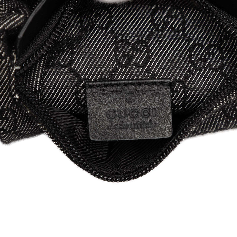 GG Denim Double Pocket Belt Bag - Image 5