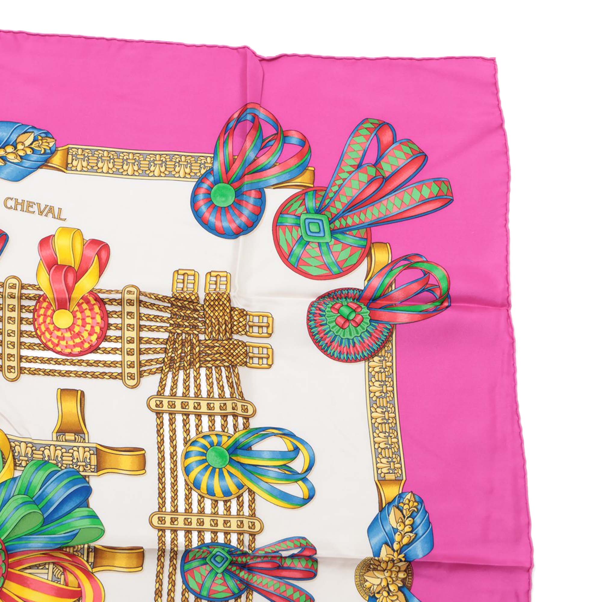 Les Rubans du Cheval Silk Scarf 90 - Image 3