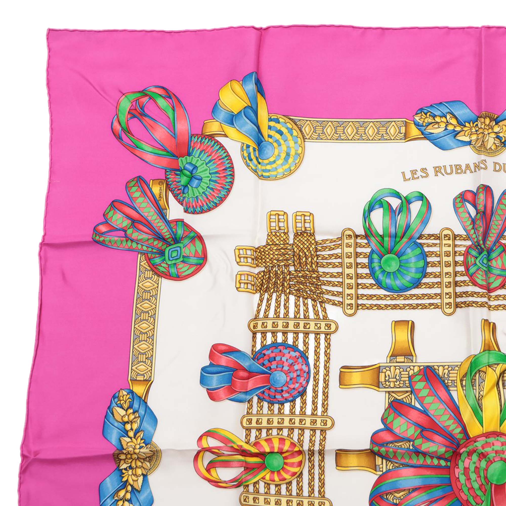 Les Rubans du Cheval Silk Scarf 90 - Image 4