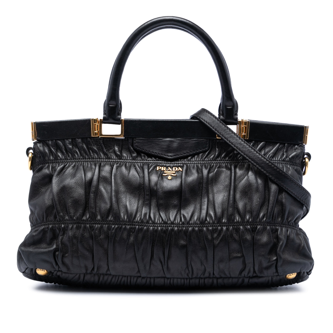 Nappa Gaufre Satchel - Image 1