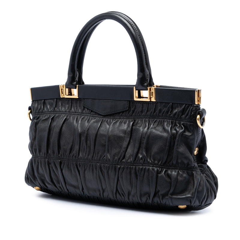 Nappa Gaufre Satchel - Image 2