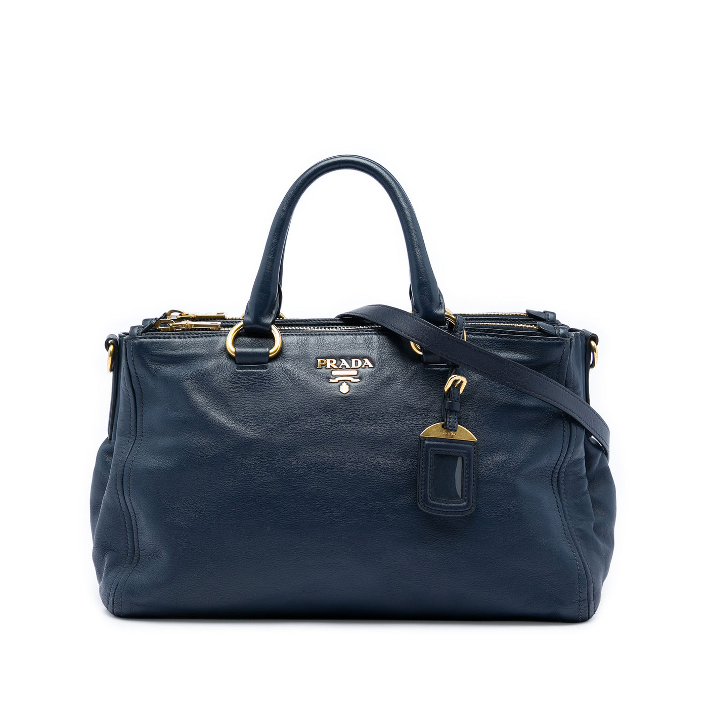 Soft Calf Double Zip Convertible Tote - Image 1