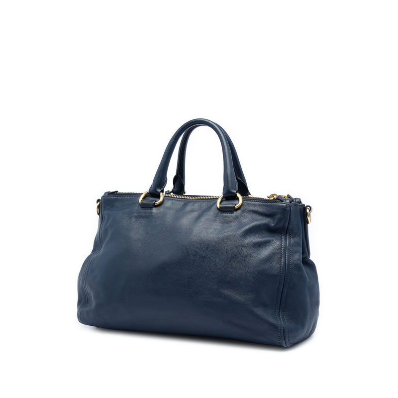 Soft Calf Double Zip Convertible Tote - Image 2