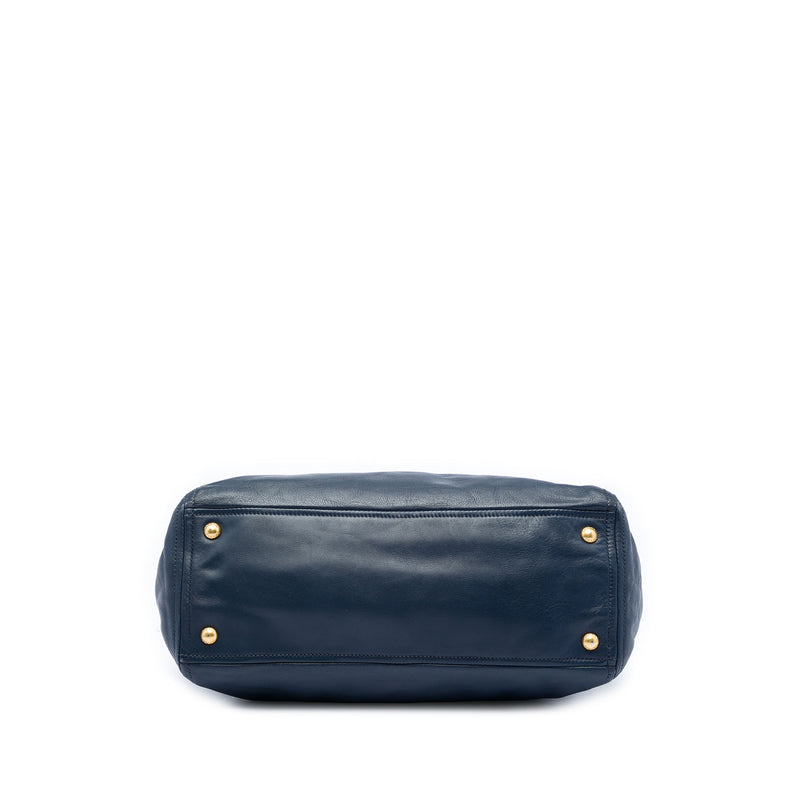 Soft Calf Double Zip Convertible Tote - Image 3