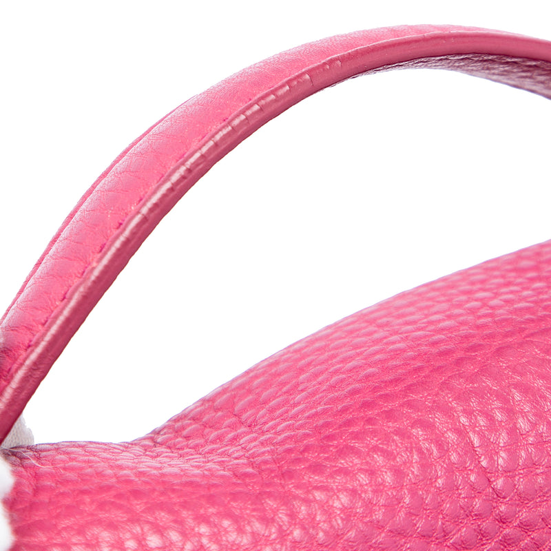 Vitello Daino Push Lock Double Buckle Messenger Bag - Image 5