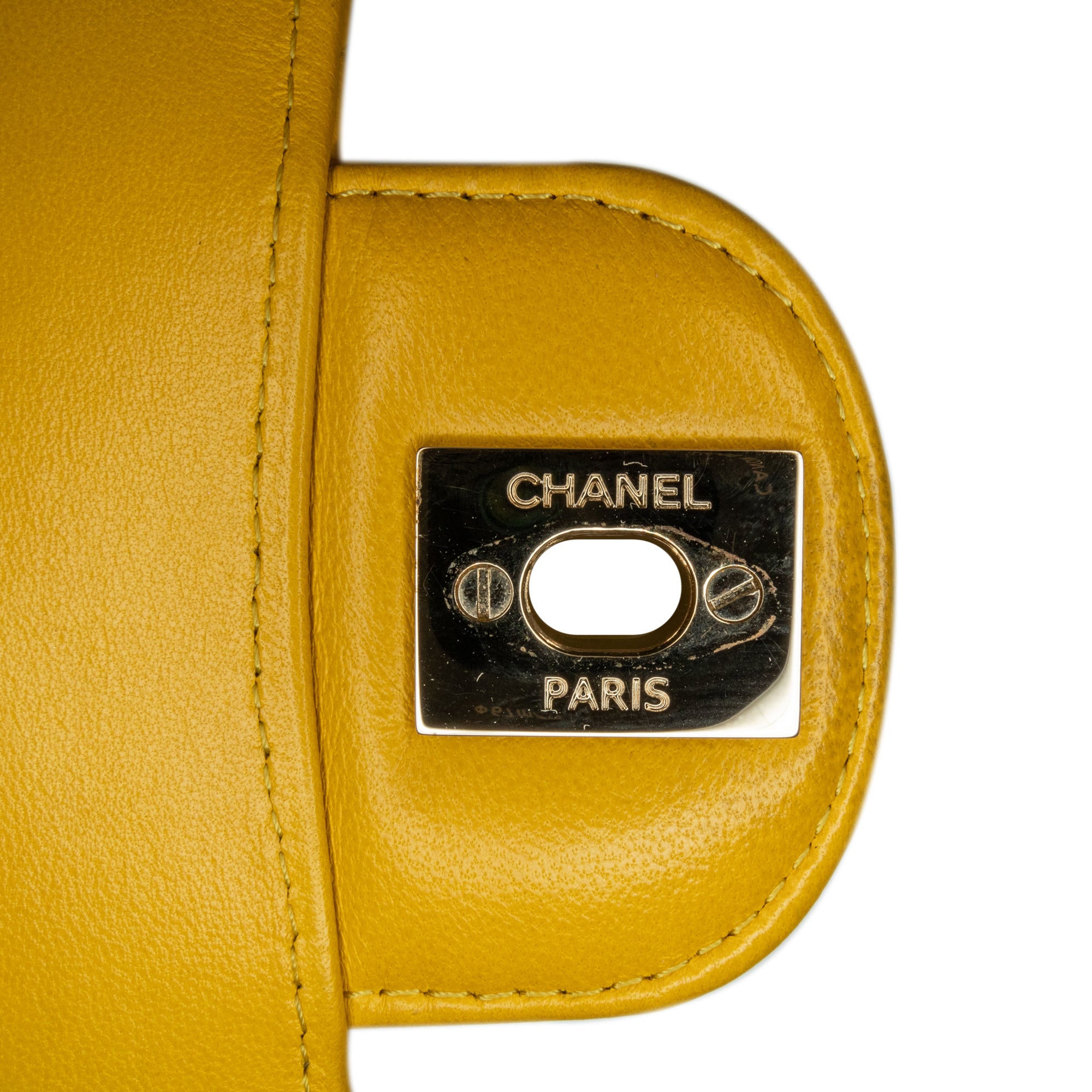 Medium Classic Chevron Lambskin Double Flap - Image 8