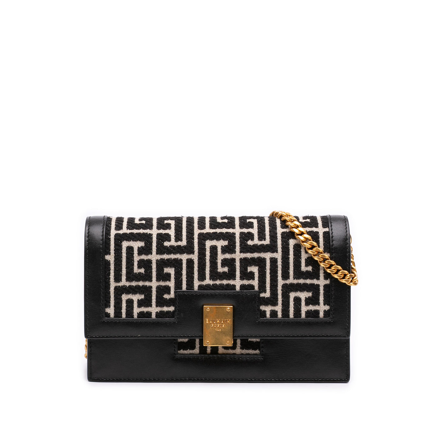 Mini Leather Trimmed Monogram Jacquard 1945 Heritage Crossbody - Image 1