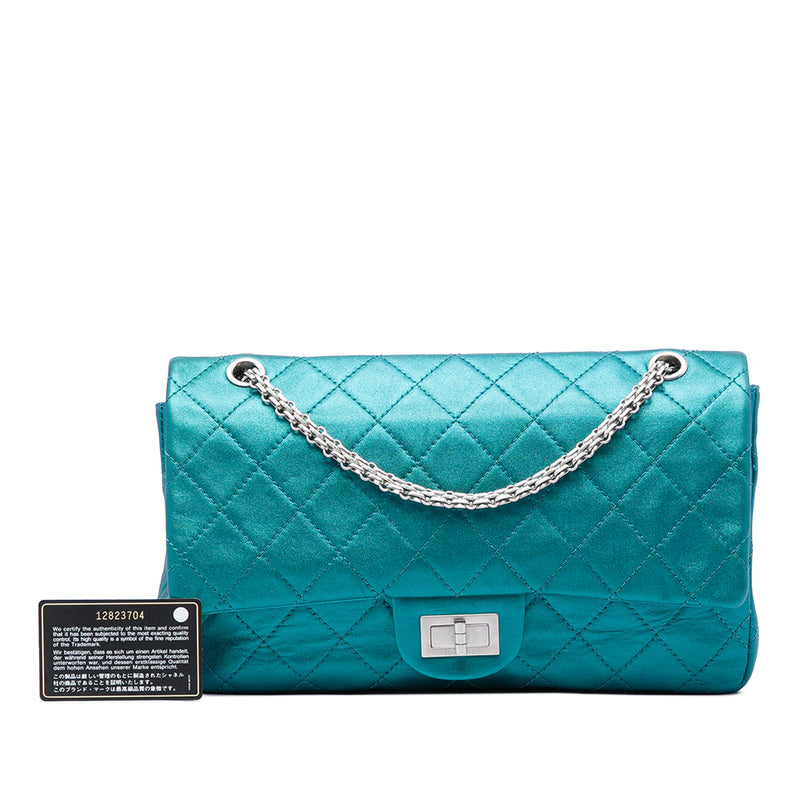Quilted Metallic Calfskin Reissue 2.55 Flap 227 - Image 7