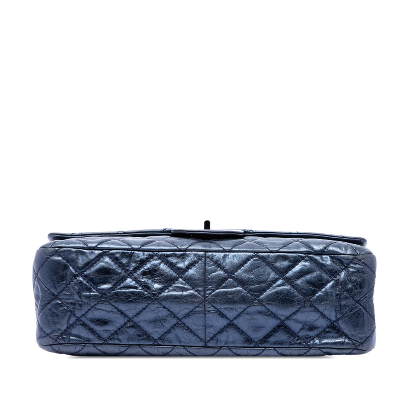 Quilted Metallic Aged Calfskin Reissue 2.55 Double Flap 227 - Image 3