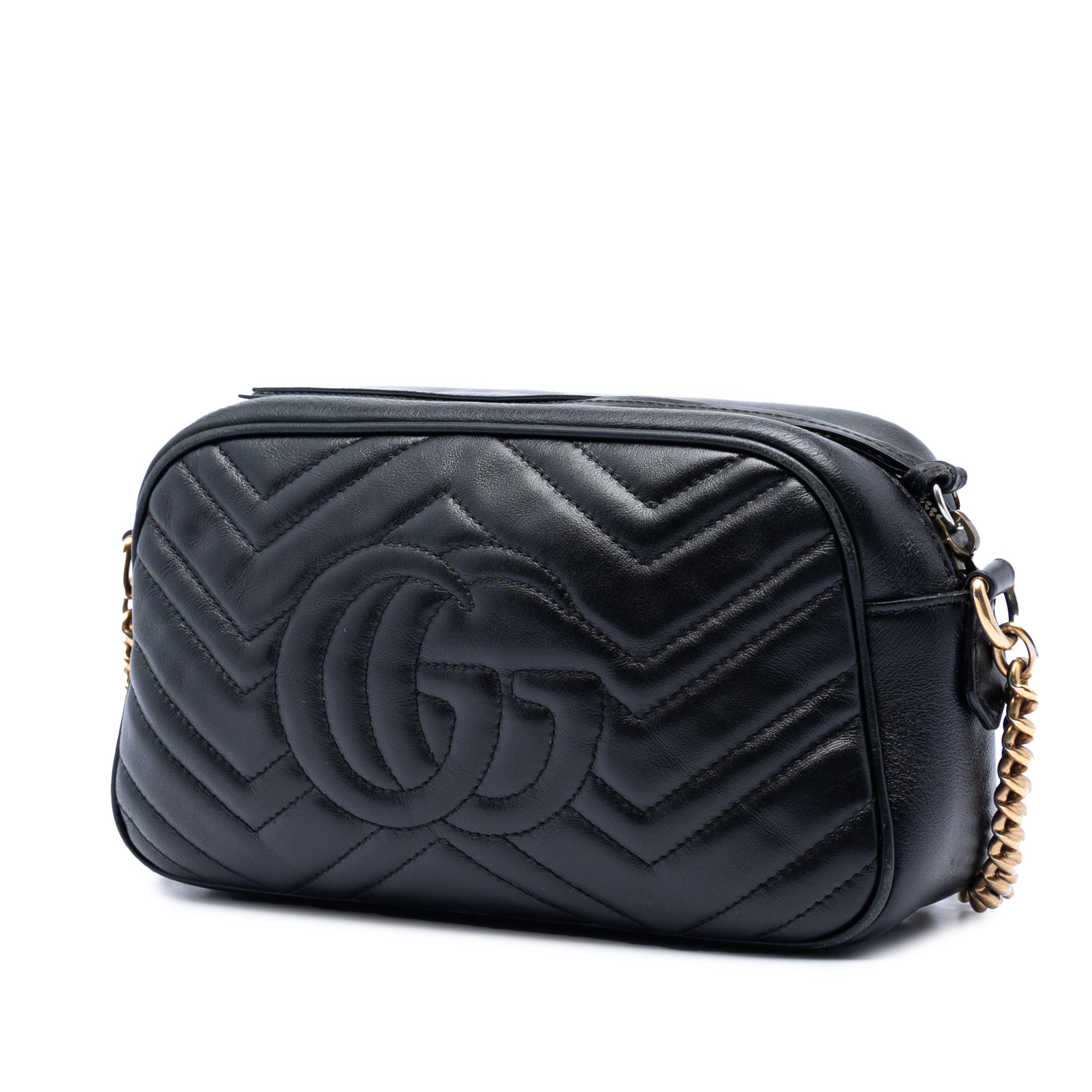 Small GG Marmont Matelasse Calfskin Crossbody - Image 2