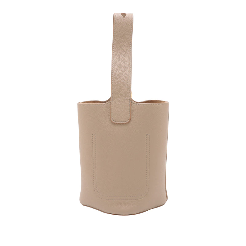 Mini Soft Grained Calfskin Pebble Bucket Bag - Image 2