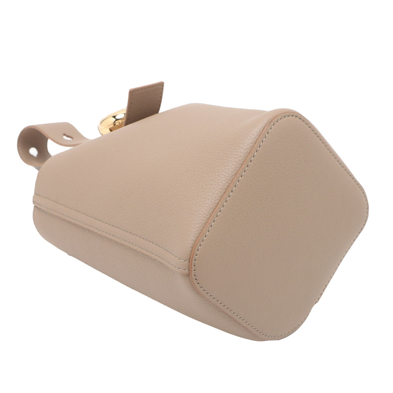 Mini Soft Grained Calfskin Pebble Bucket Bag - Image 4