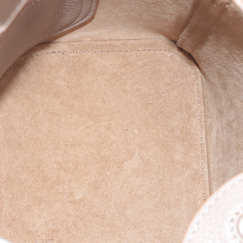 Mini Soft Grained Calfskin Pebble Bucket Bag - Image 5