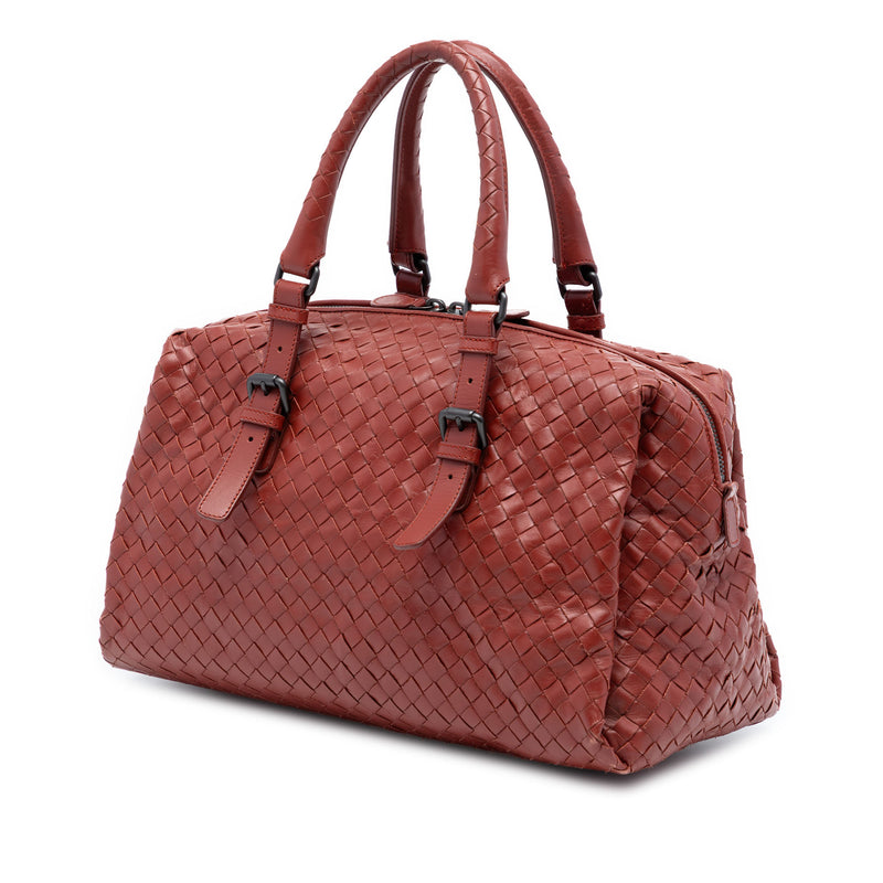Nappa Intrecciato Boston Bag - Image 2