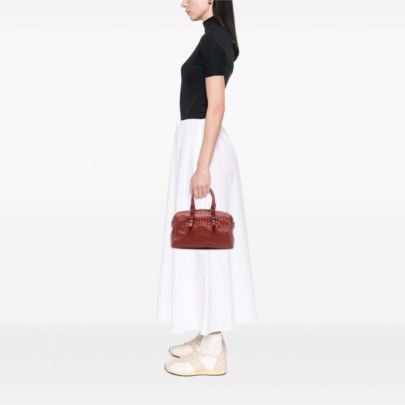 Nappa Intrecciato Boston Bag - Image 7