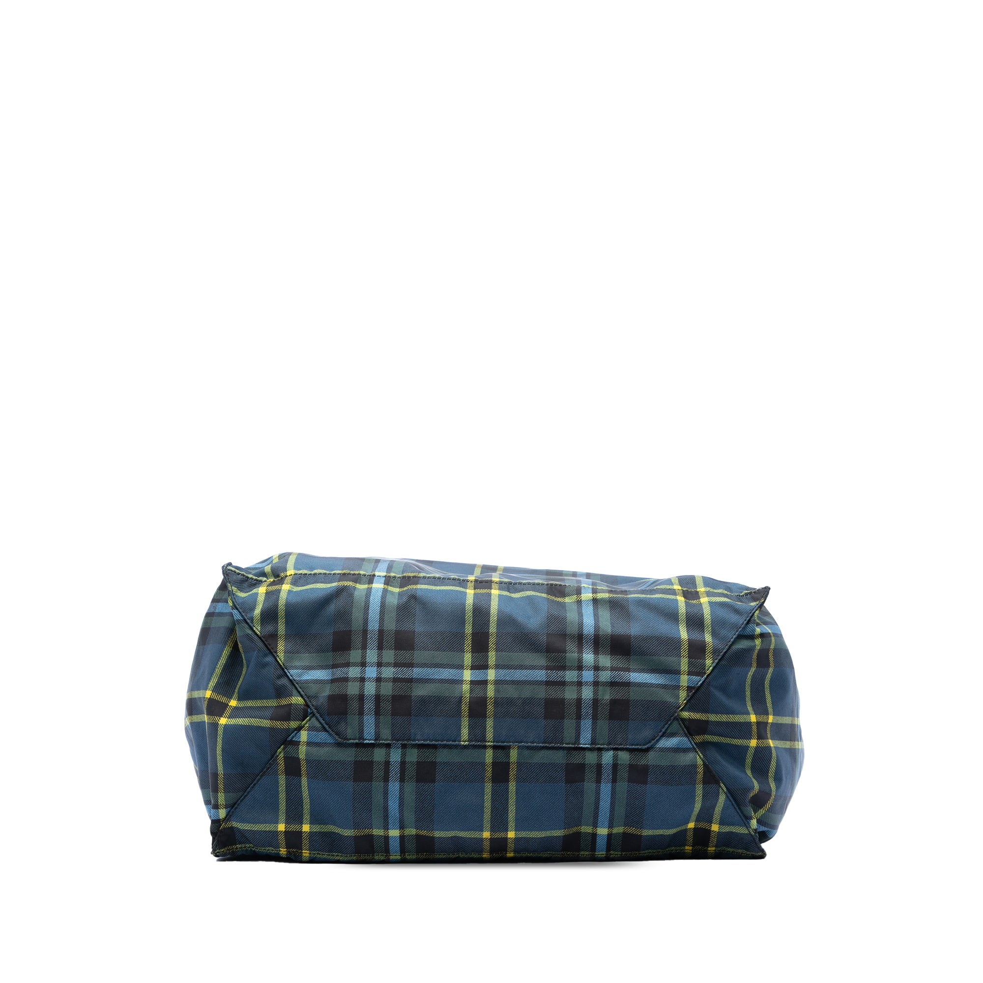 Tessuto Stampato Plaid Tote - Image 3