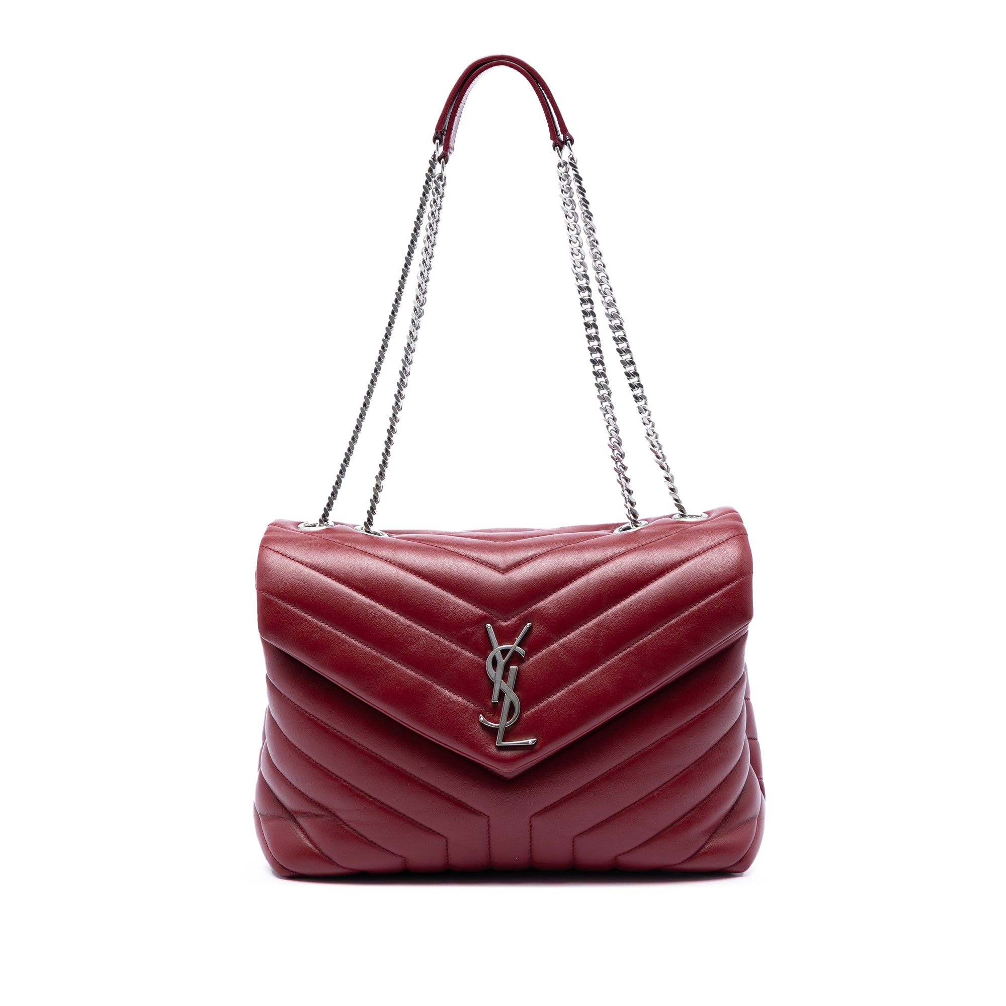 Medium Matelasse Calfskin Monogram LouLou Shoulder Bag - Image 1