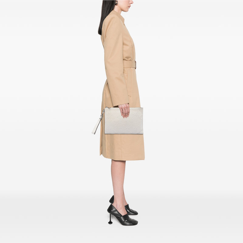 GG Embossed Perforated Calfskin Wristlet Clutch - Image 5