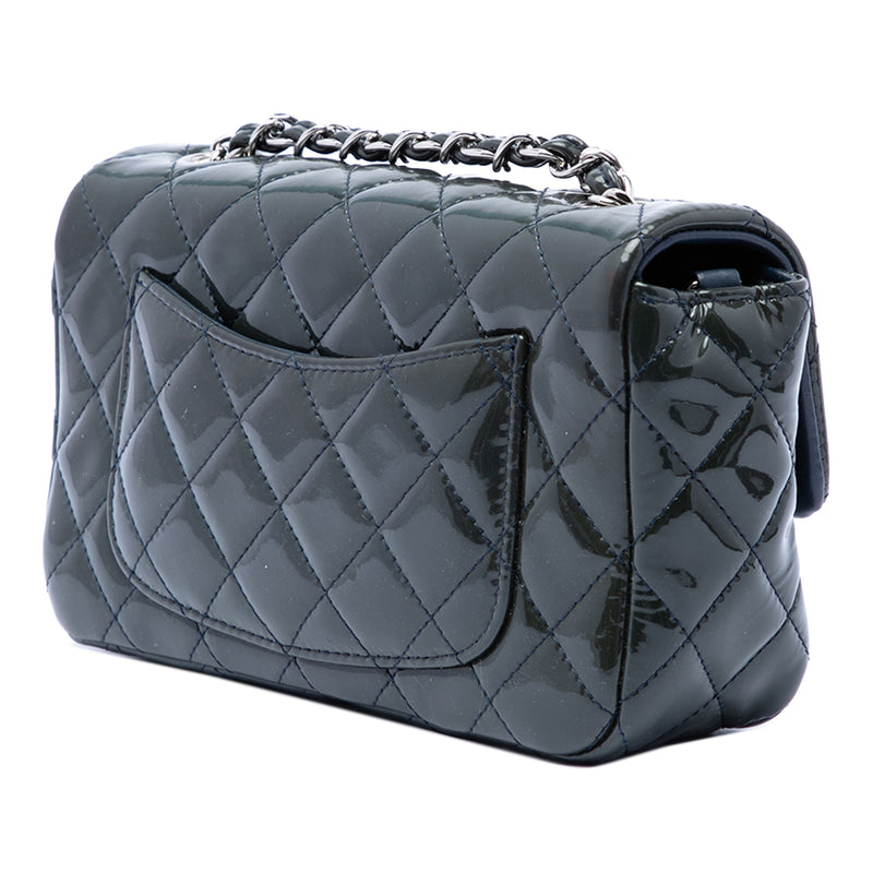 Mini Rectangular Classic Patent Single Flap - Image 2