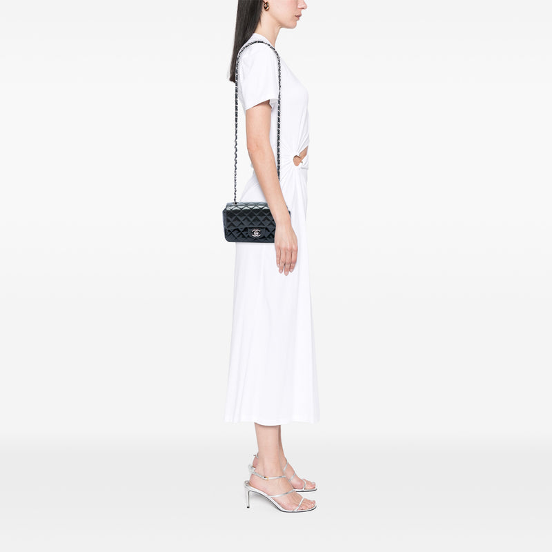 Mini Rectangular Classic Patent Single Flap - Image 6