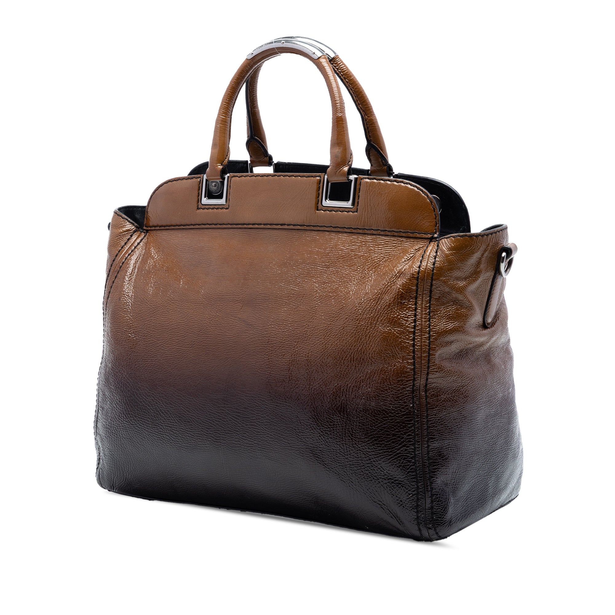 Sfumato Vernice Naplak Frame Satchel - Image 2