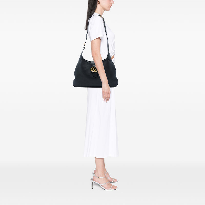 Medium Leather Aphrodite Crossbody - Image 5