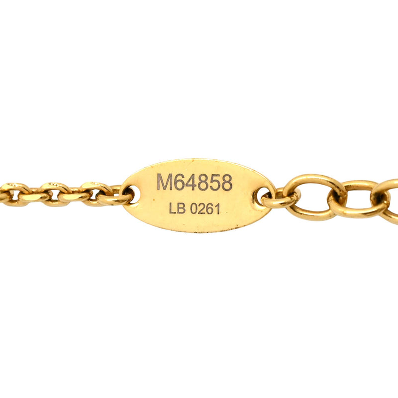 Gold Plated Monogram Blooming Supple Bracelet - Image 3