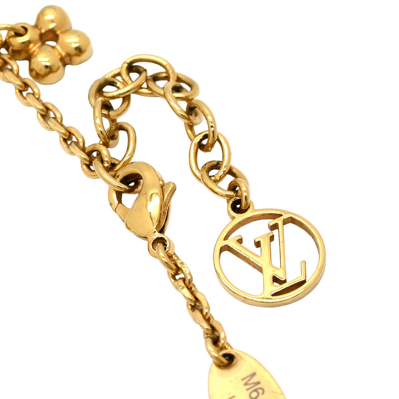 Gold Plated Monogram Blooming Supple Bracelet - Image 5