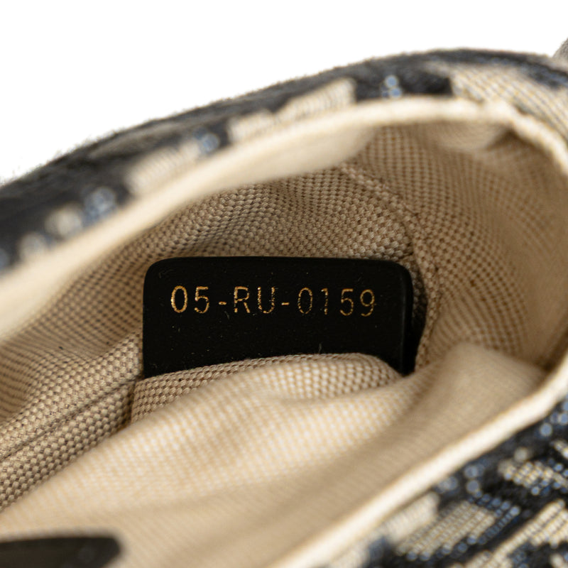 Mini Oblique Canvas Saddle Bag - Image 6