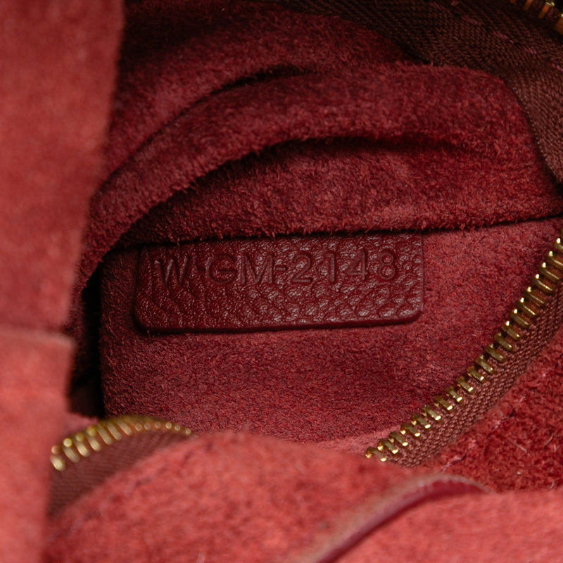 Small Leather Seau Sangle Bucket Bag - Image 6