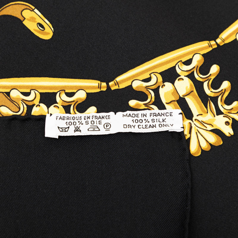 Les Cavaliers d Or Silk Scarf 90 - Image 4
