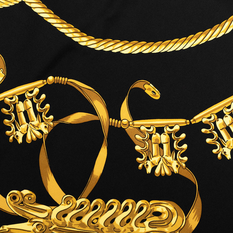 Les Cavaliers d Or Silk Scarf 90 - Image 7