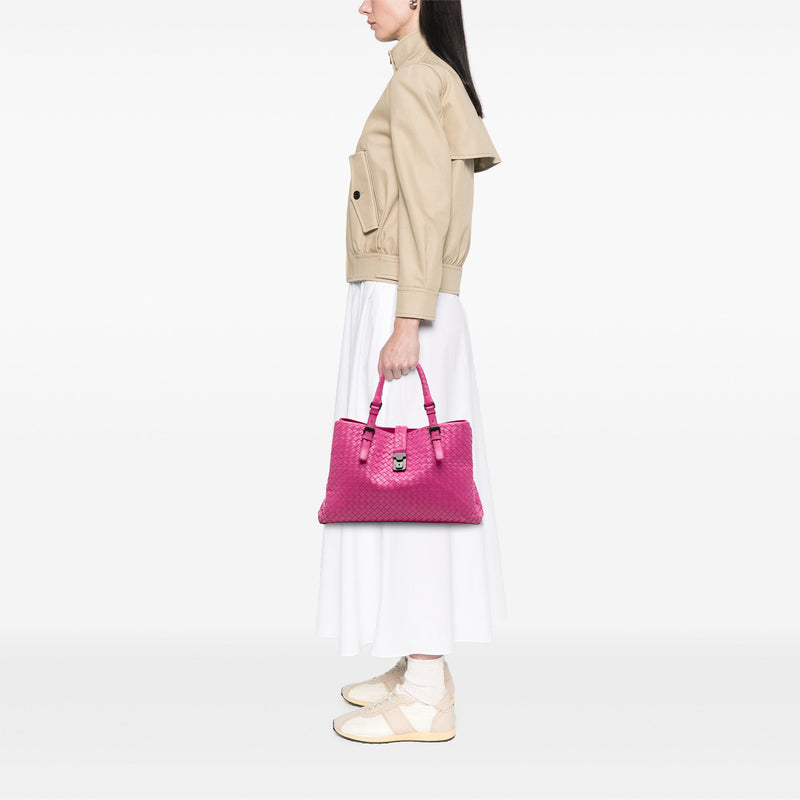 Medium Nappa Intrecciato Roma Tote - Image 6