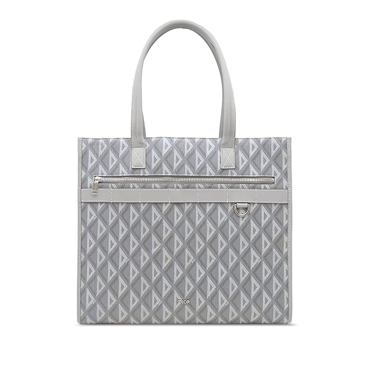 Large CD Diamond Coated Canvas Safari Tote - Image 1