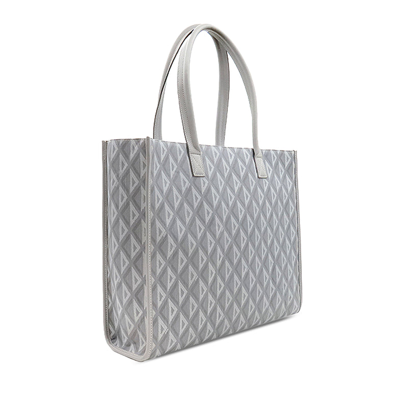 Large CD Diamond Coated Canvas Safari Tote - Image 2
